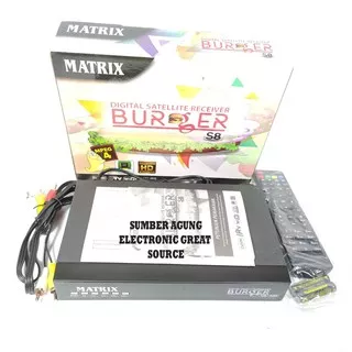 Receiver Parabola Matrix S8 Digital Satellite Receiver Burger HD MPEG4