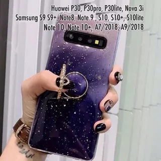 Confetti purple gradation Samsung S9 plus 8 Note 9 S10 S10+ lite a7 a9 2018 huawei p30 pro note 10
