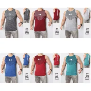 Singlet Gym Singlet Fitness Armour Tanktop Gym Tanktop Fitness Tanktop Olahraga Armour