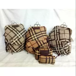 TAS RANSEL BURBERRY WANITA 3IN1 BISA LAPTOP 15 INCI