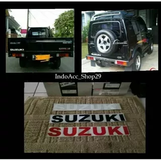 Sticker Stiker Striping List Body Tulisan SUZUKI Katana Carry Pick Up Gx Dx 4x2 4x4 Long Short jimny