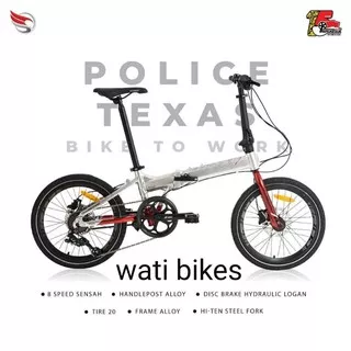 Sepeda lipat police texas bike to work EDISI INDONESIA