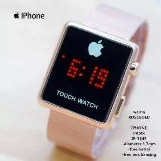 Jam Iphone touch tali pasir IP-1547 / jam tangan unisex / jam tangan murah / uk 3.4cm