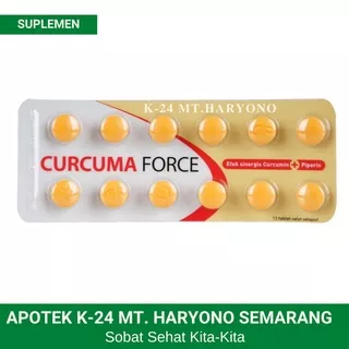 Curcuma Force Isi 12 Tablet / Meningkatkan Nafsu Makan & Memelihara Fungsi Hati