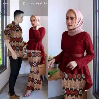 CP AURORA/COUPLE AURORA/COUPLE PASANGAN MURAH/COUPLE KEBAYA BATIK MURAH/COUPLE KONDANGAN FREE ONGKIR