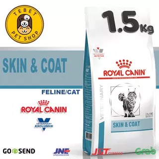 ROYAL CANIN VET SKIN AND COAT CAT 1.5KG KHUSUS MENGOBATI MASALAH KULIT DAN BULU RONTOK