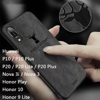 Case Huawei P20/P20 Lite/P20 Pro/Nova 2i/3/3i/Honor Play/8a/7X/8X/9/9 Lite/10 Canvas Soft Cover