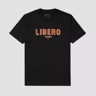 TS LIBERO COLLEGE se BLACK Orange | LIBERO STHIRT