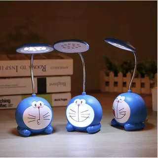 Lampu emergency LED murah desk lamp lampu meja karakter doraemon