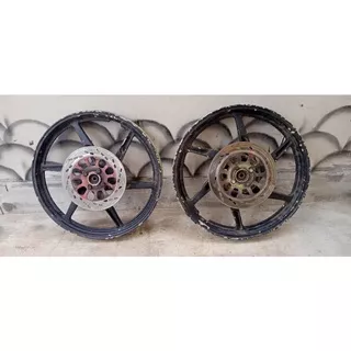 VELG SUZUKI SATRIA 120RU HIU LUMBA ORIGINAL COPOTAN