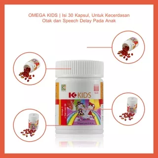 OMEGA KIDS | Paket PROMO Beli 5 Botol Free 1 Botol Omega K-Kids Original Isi 30 Kapsul Lunak | K-Kids Untuk Kecerdasan Anak Speech Delay Pada Anak | K-Kids Omega 3 Terbaik Untuk Anak Usia 3 Bulan s.d 13 Tahun