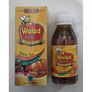 Madu Anak Walad Honey Gold 150ml / Nutrisi Otak, Nafsu Makan & Tumbuh Kembang Anak