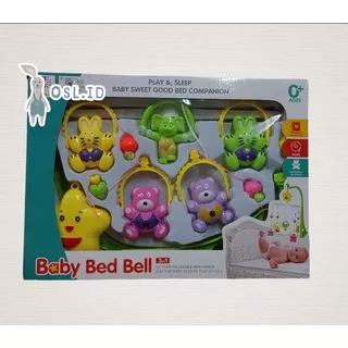 Baby Bell Bed / Baby Bed Bell Mainan Bayi Music Box Gantung/ Baby Crib Toys & Musical / Mainan