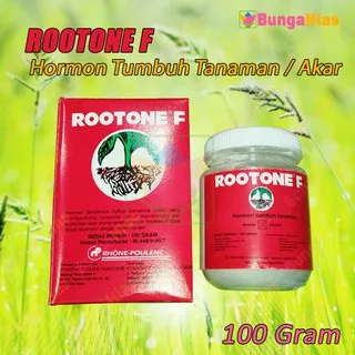Rootone F 100 Gram ZPT Akar, Hormon Perangsang Penumbuh Akar Tanaman Bunga Hias Root One