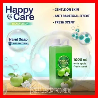 HAND SOAP AROMA  APEL ANTI BACTERIAL 1 LITER HAPPY CARE /  SABUN CUCI TANGAN / HAND SOAP