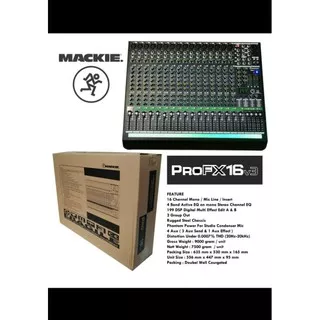 MIXER AUDIO MASCKIE PRO FX16/PROFX16 16CH EFFECT REVERB DSP 199