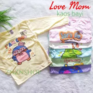 LOVE MOM - 6 PC KAOS BAYI SNI TANGAN PANJANG