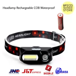 Headlamp Rechargeable COB Waterproof