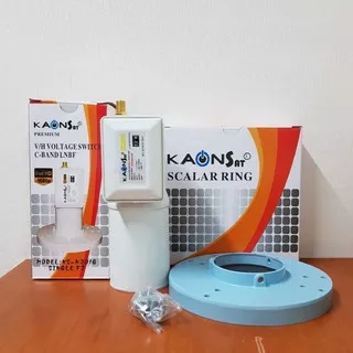 LNB Kaonsat C Band Premium F2 13K Model KS-N201G Pentil Emas