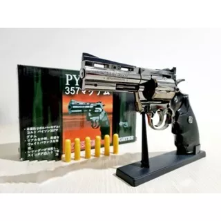 mancis korek api model pistol revolver python piton besar gun lighter