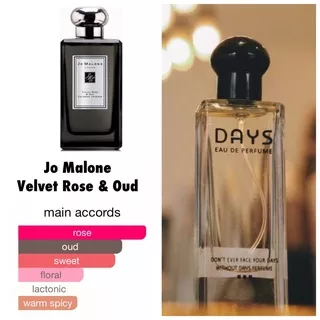DAYS PARFUME inspired bu Jo Malone Velvet Rose and Oud