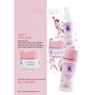 PAKET FLEK HITAM FH BEAUTY/CREAM FLEK HITAM/SERUM FLEK HITAM/CREAM PENCERAH WAJAH/MS GLOW/KF SKIN