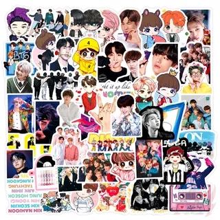 ? Bangtan Boys BTS A.R.M.Y Series 01 - RM Jin SUGA J-Hope JiMin V Jung Kook Stikers ? 50Pcs/Set KPOP Bulletproof Boy Scouts DIY Mixed Fashion Doodle Decals Stikers