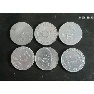 koin mahar 5 rupiah burung 1970 bukan koin 1 rupiah bukan koin 10 rupiah