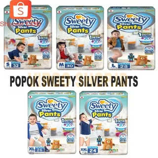SWEETY SILVER PANTS S32/M30/L28/XL26/XXL24 / Sweety Silver Pants / Sweety Silver Pants M30 / Sweety Silver Pants Xl / Popok Sweety Silver / Sweaty Silver Pants