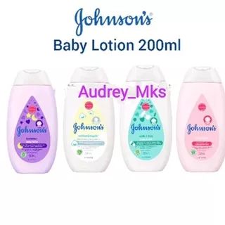 Johnsons Baby Lotion 200ml Reguler / Bedtime / Milk & Rice / Cottontouch Cotton Touch 200 ml