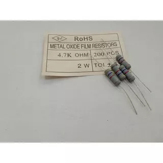 RESISTOR 2W 4.7k 4k7 Resistor 2watt 4.7kohm 4k7 2W 2 Watt