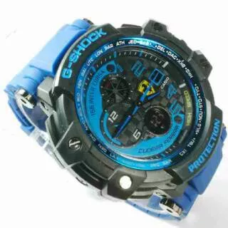 JAM TANGAN PRIA G-SHOCK GPW FERRARI TALI BLUE