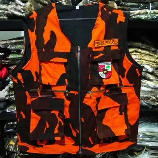 ROMPI PEMUDA PANCASILA LORENG LOGO / rompi lapangan / rompi OUTDOOR / ROMPI LOENG ARMY