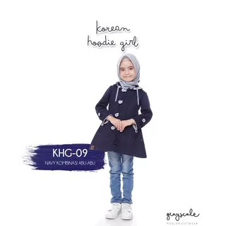 Blazer Anak Perempuan Jaket Anak Cewek Korea Biru Dongker 09