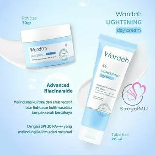 WARDAH Lightening Series | Day | Night Cream Face Serum Wash Foam Mask Scrub Toner Milk Cleanser Gentle Wash Micellar Water Facial Mist Krim Wajah Pagi Malam
