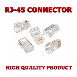 RJ45 / RJ-45 CONNECTOR LAN CAT 5e / CAT 6 ECERAN MERK BELDEN / AMP / COMPSCOPE