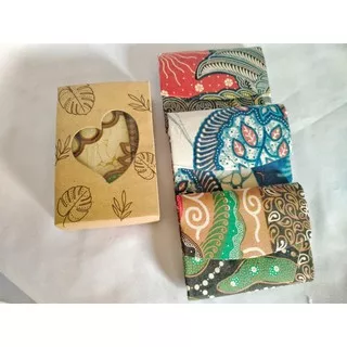 SOUVENIR DOMPET COIN MINI BATIK  KEMAS BOK RUSTIK UKURAN 9X7