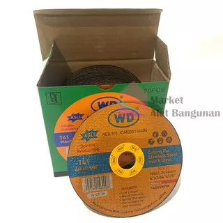 Batu Gurinda Potong WD Isi 20 / Mata Cutting Wheel Gerinda Potong WD 4 X 1 Asli Original Per Kotak