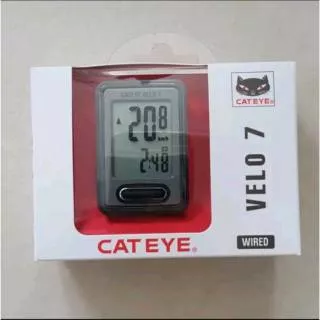 Cyclo speedometer sepeda velo 7 CATEYE CAT EYE CC-VL520