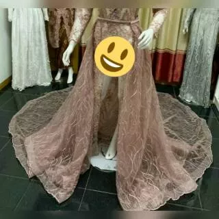 Ekor Pengantin/Ekor Kebaya/Ekor Gaun Pengantin/Ekor Lepas Pasang/Ekor Tile/Ekor Manten/Kebaya