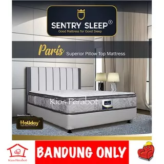 Springbed Paris 120 160 180 kasur spring bed Holiday Sentry Sleep PILLOW TOP Matras only