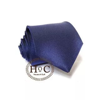 Houseofcuff Dasi Neck Tie Slim Polos Wedding Best Man BLUE NAVY TIE