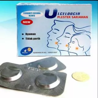 Plester sariawan praktis ULCELOOCIN