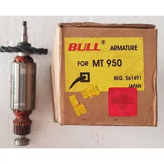BULL ARMATURE/ ANGKER/ ROTOR BULL MT950 untuk Mesin GERINDA MAKTEC