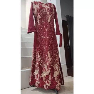 dress kondangan preloved dress mewah preloved gaun pesta preloved gamis pesta preloved dress mermaid preloved dress duyung preloved