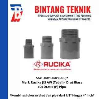 Sok Drat Luar (SDL) PVC Rucika 4 inch