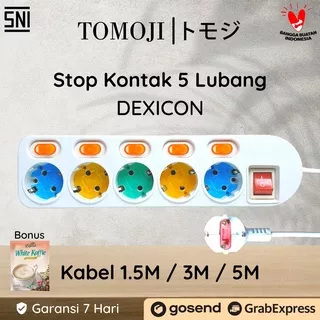 Dexicon Stop Kontak Multipro 5 Lubang - Colokan Extension Listrik