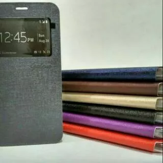 Case Samsung J7 Plus J7+ J7Plus Flip Case Cover Ume FlipCase Leather Case Casing Hp