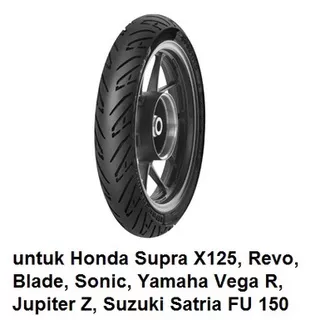 Ban Belakang Aspira Premio Sportivo Tubeless 80/80-17 untuk Honda Supra X125, Revo, Blade, Sonic, Yamaha Vega R, Jupiter Z, Suzuki Satria FU 150