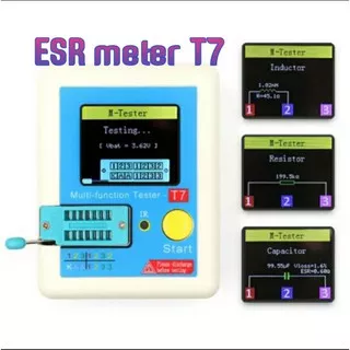 ESR meter T7 TERBARU BUKAN TC1 lcr transistor tester